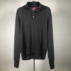 Banana Republic black sweater extra fine wool